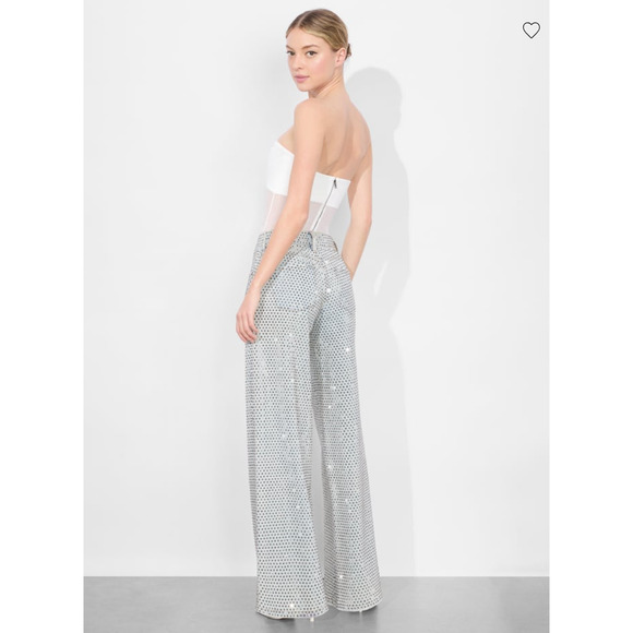 Alice + Olivia TRISH EMBELLISHED JEAN US 26 New with Tags - Picture 4 of 10